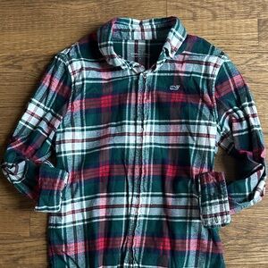 Plaid Button-Up Shirt. Vineyard Vines.
